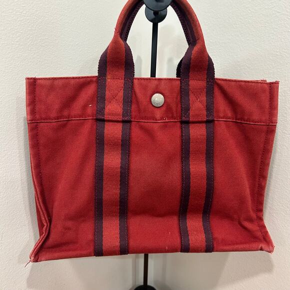 1077 HERMÈS PM Tote Red - Picture 1 of 8